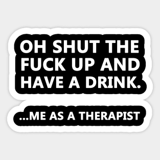 Me as a Therapist Sticker